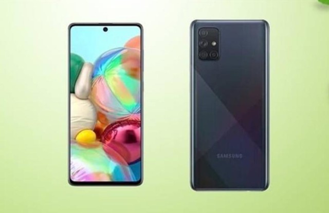 三星发布galaxy a71 搭载中间挖孔amoled屏幕